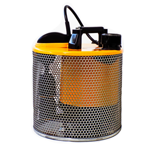 Water Drainer Pit Boss 101 V 1/2Hp Submersible Dewatering Pump / Sump Pump, Non Clogging Stainless Steel Screen and Internal Vertical Float