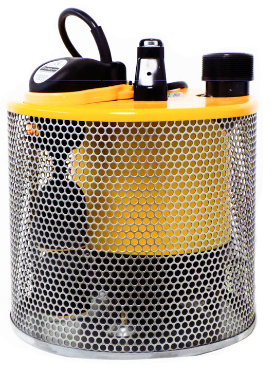 Water Drainer Pit Boss 102 V 1Hp Submersible Dewatering Pump / Sump Pump with Non Clogging Stainless Steel Screen and Internal Vertical Float
