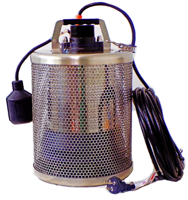 Water Drainer SD 1500 T 2Hp Stainless Steel Submersible Dewatering Pump / Sump Pump with Non Clogging Stainless Steel Screen and Tethered Float