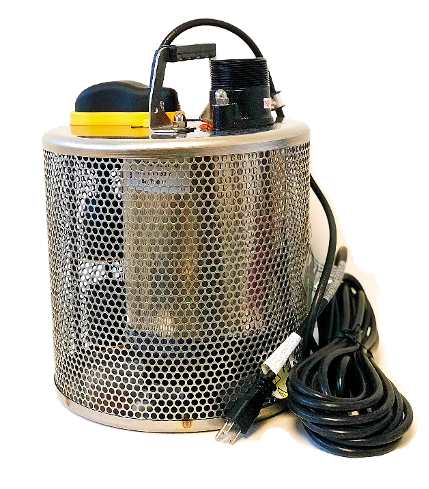 Water Drainer SD 750 V 1Hp Stainless Steel Submersible Dewatering Pump / Sump Pump, Non Clogging Stainless Steel Screen and Integrated Vertical Float